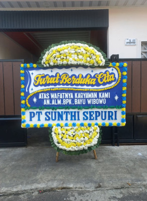 Papan Bunga Duka di Tanjung Jabung Barat